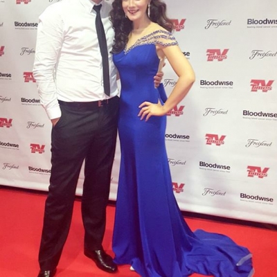 Margaret on the red carpet after performing at the Royal Albert Hall in