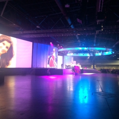 Performing to an Audience of 44,000 in Atlanta, USA