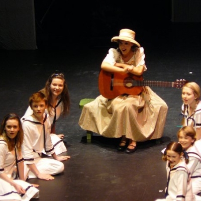 Margaret playing the role of Maria in